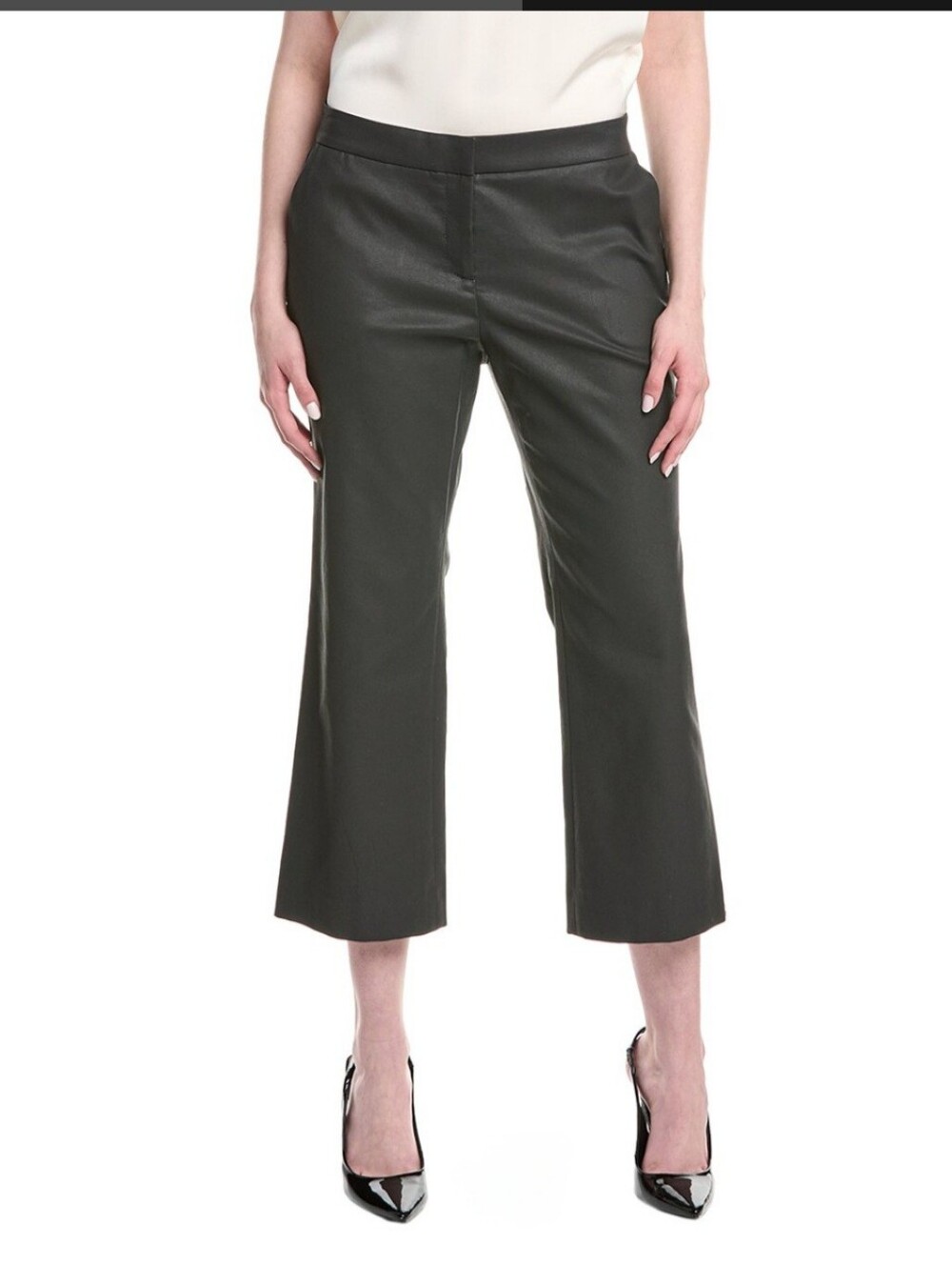 NWT Lafayette 148 New York Manhattan Cropped Pants. Size 8